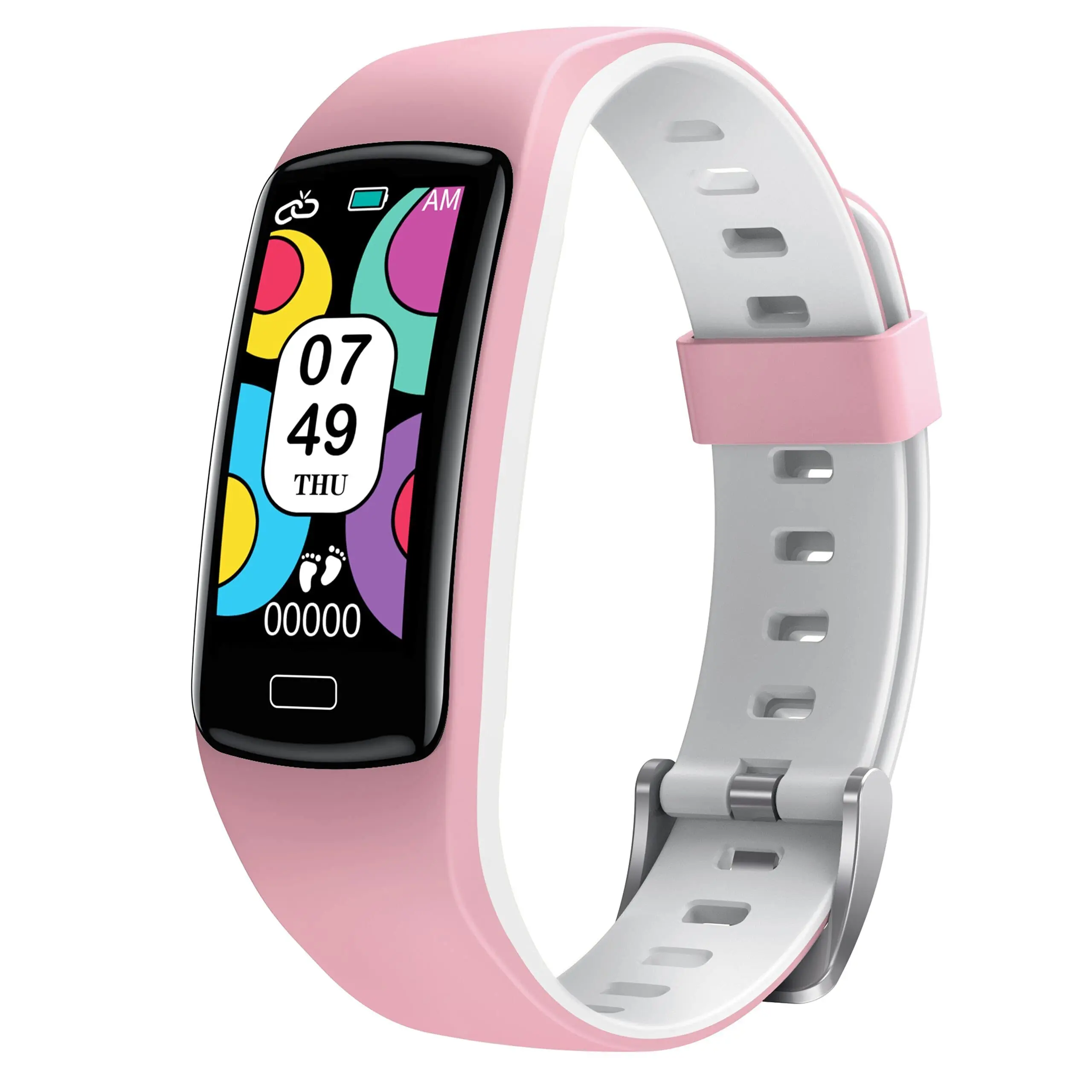

2022 Smart Band V101 Body Temperature Smart Bracelet Fitness Tracker Heart Rate Monitor Blood Pressure Smartband For Android IOS