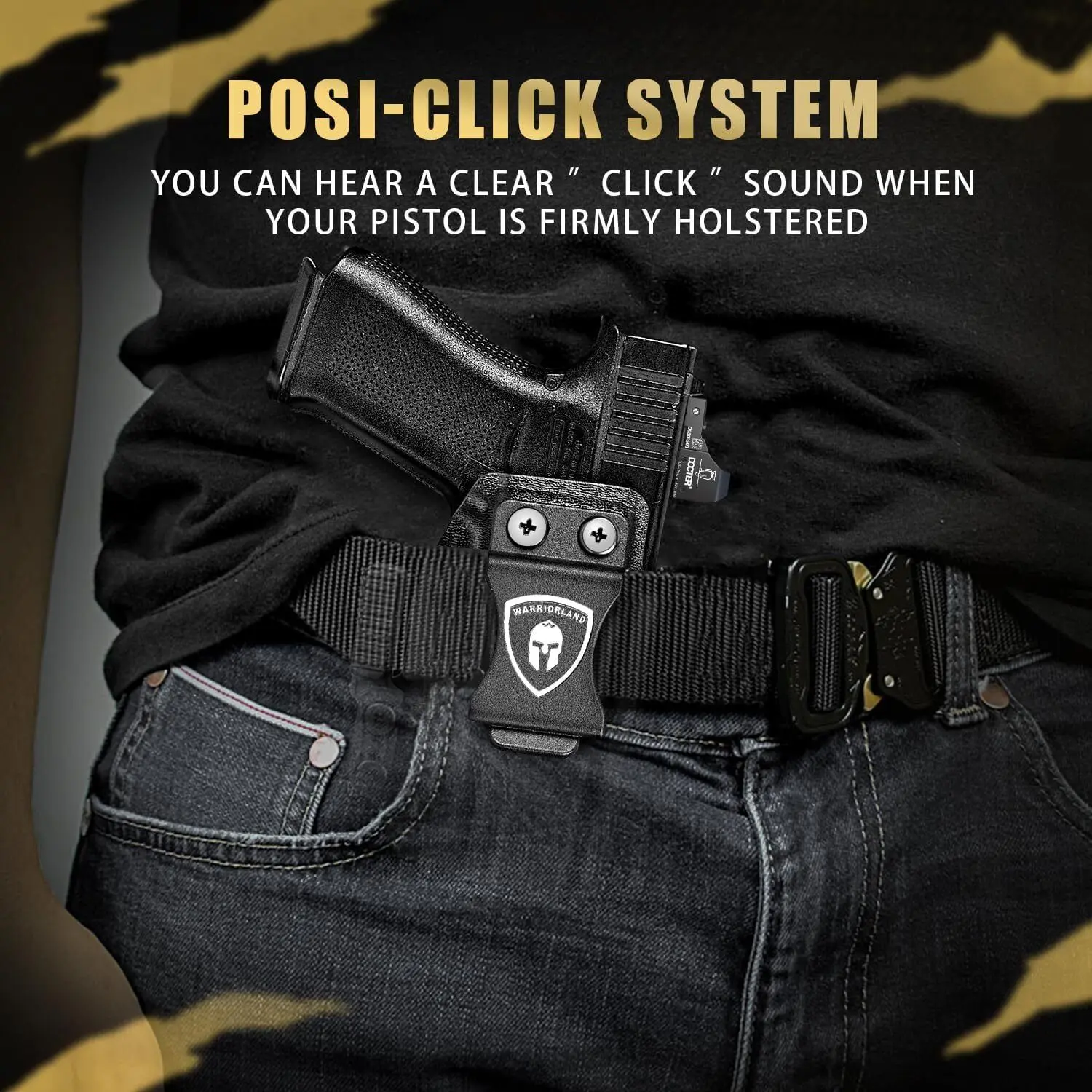 Кобура Gun Flower IWB Kydex для Glock G43/G43X/G43X MOS