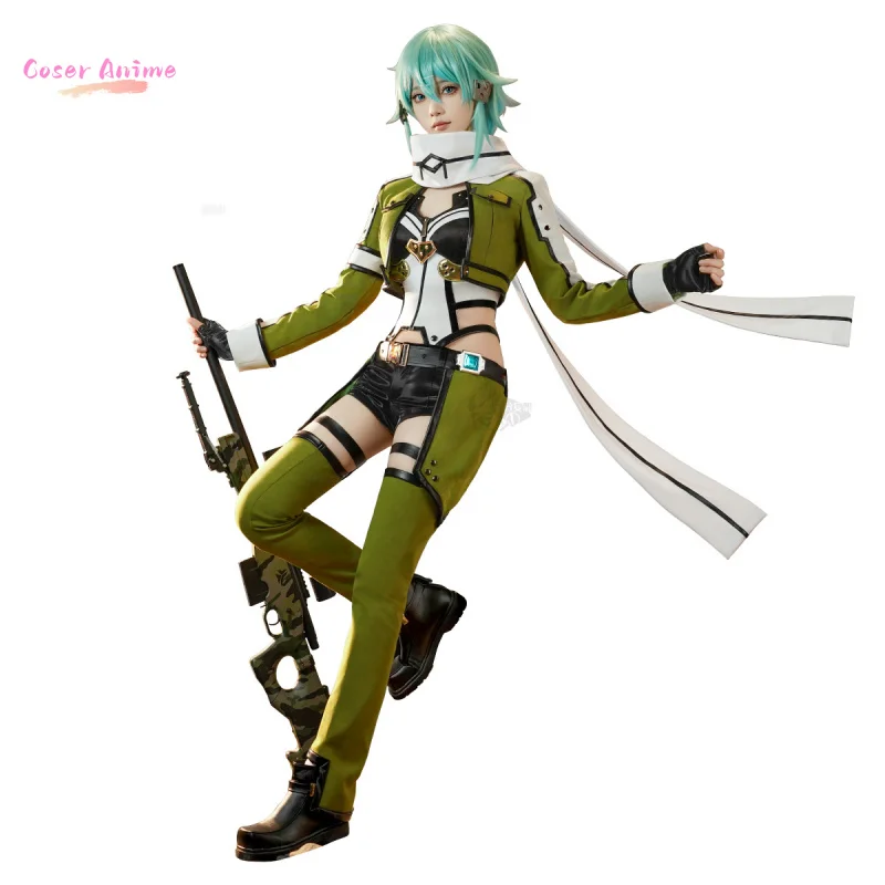 Аниме Sword Art Online Asada Shino Косплей Костюм Униформа Хэллоуин Карнавал Вечеринка Рождественская игра Ролевая одежда Одежда (art.: 3920d1850dff0) - 3920d1850dff0