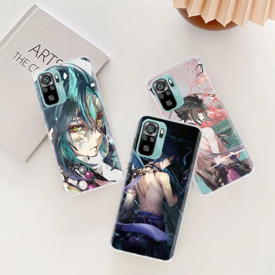

Genshin Impact Xiao Phone Case For Xiaomi Redmi 10 Prime 10A 10C 10X 9A 9C 9T 8A 7A 6A 9 8 7 6 S2 K40 Pro K30 K20 Cover