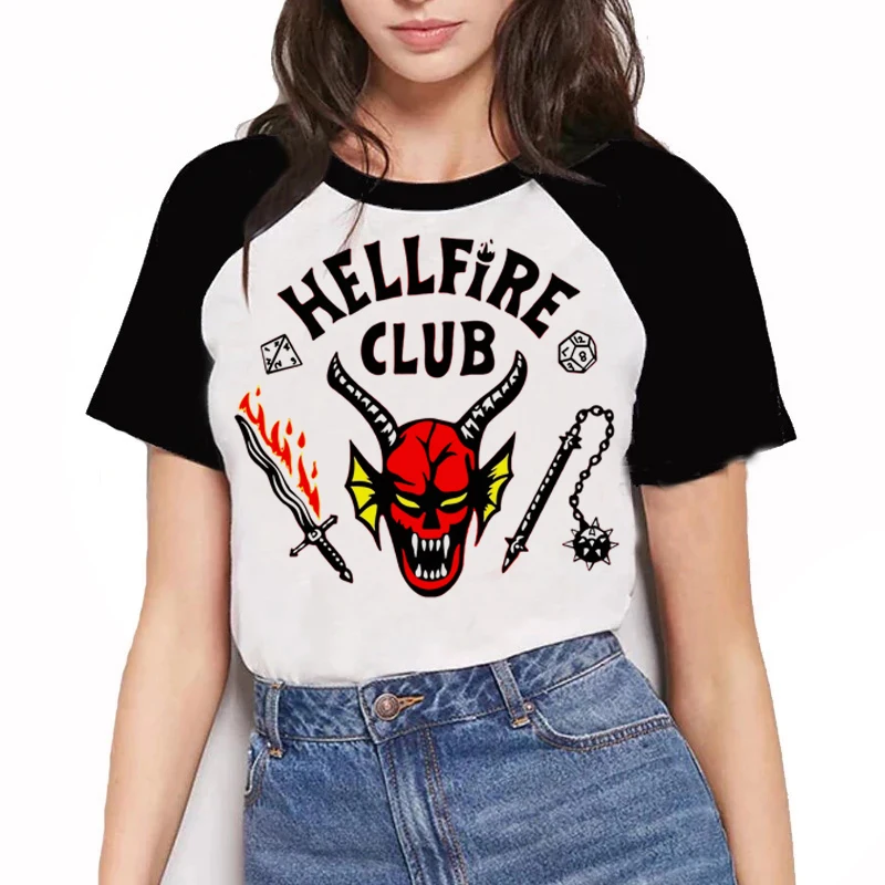 

New summer digital Printed tops Short sleeve T-shirts for men and women 3D Fashion Stranger Things T-shirts for men and women