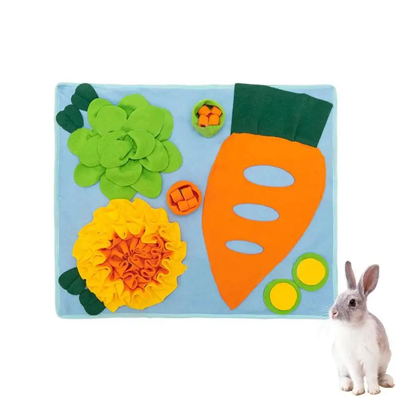 Коврик для сбора кроликов | Интерактивная игра кормления от скуки подушка
