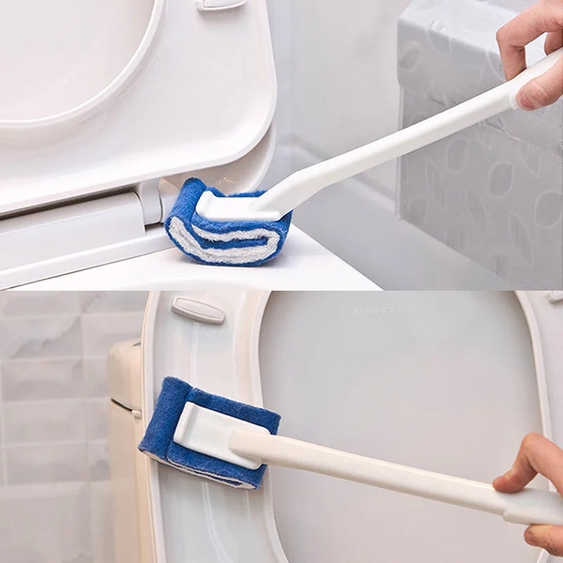

Long Handle Toilet Brush Dead Corner Cleaning Tools Bathroom Remove Stains Forcefully Toilet Grip Scrubber Window Clean Tools