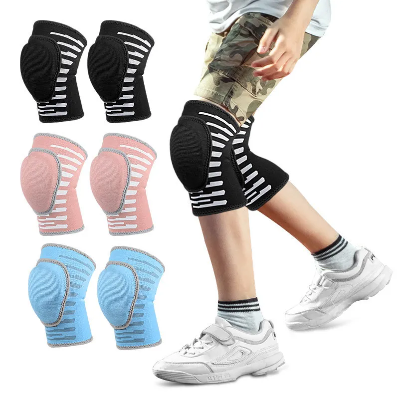 

Children Sports Knee Pads Youth Thickened Kneeling Anti-Collision Basketball Dancing Football Roller Skating Cycling Knee Brace