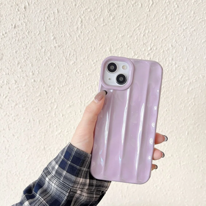 

Gentle Cream Purple Ins Iphone14pro Max Phone Case Iphone13/12 New 11 Drop-Resistant XS/XR