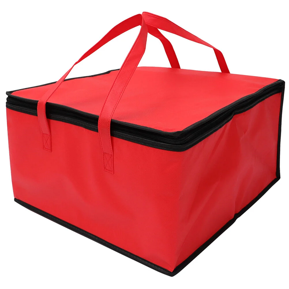 

Ice Bag Insulated Lunch Large Capacity Bags Decorative Zipper Outdoor Insulation Delivery Pouch Takeout Food