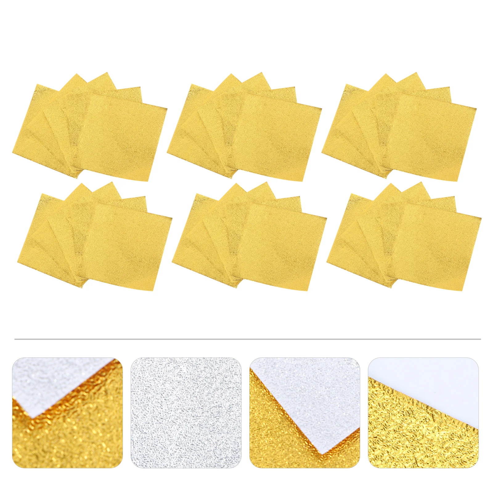 

500 Pcs Heavy Duty Foil Foil Candy Wrappers Chocolate Caramel Wrapper Foil Wrapping Paper Gold Foil Candy Paper Origami