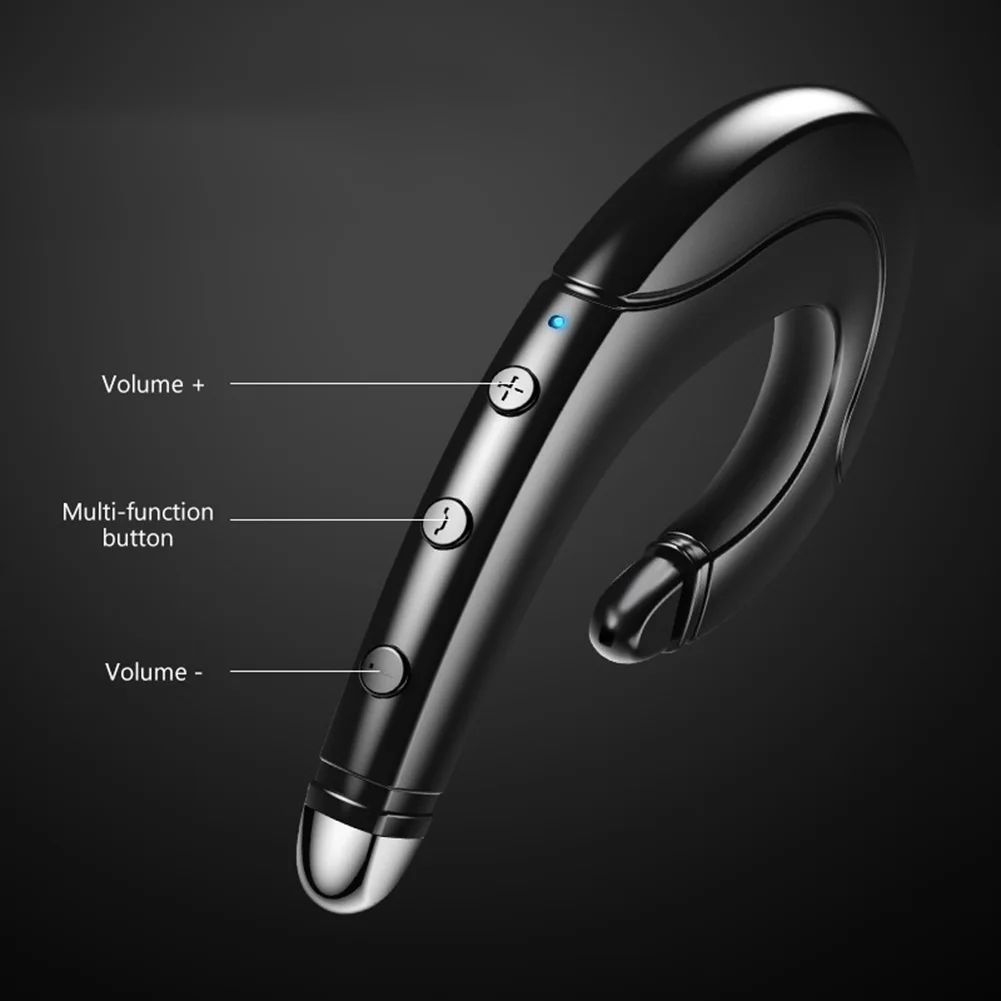 Спортивные наушники для бега с костной проводимостью ушной крючок Bluetooth 5 0 Hi-Fi