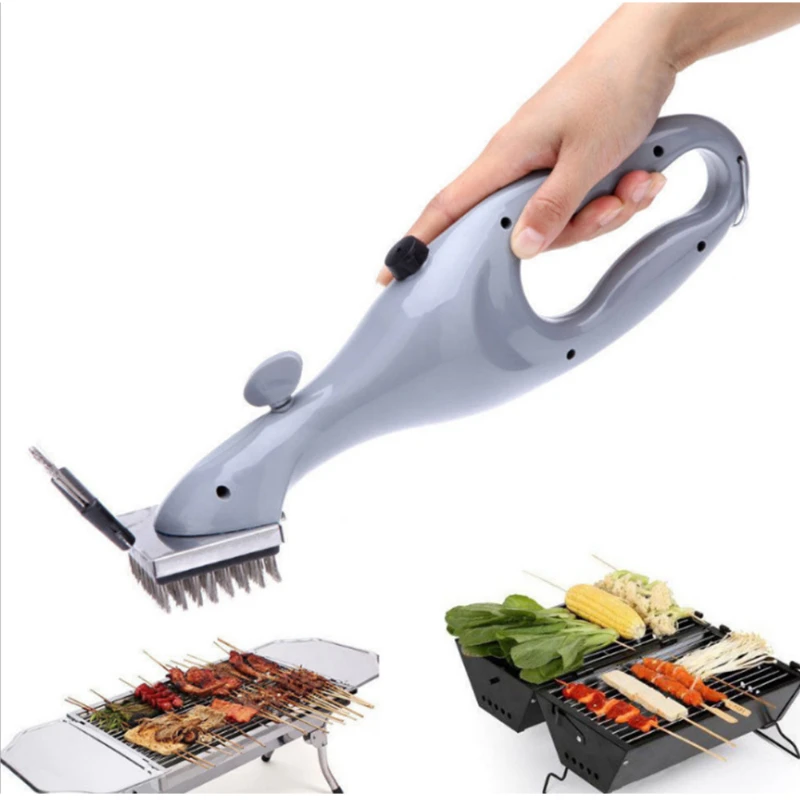 

Safe & Efficient Grill Cleaning Brush- Porcelain/Charbroil Grates - BBQ Accessories Gifts for Men Kitchen Gadget Removal Brush