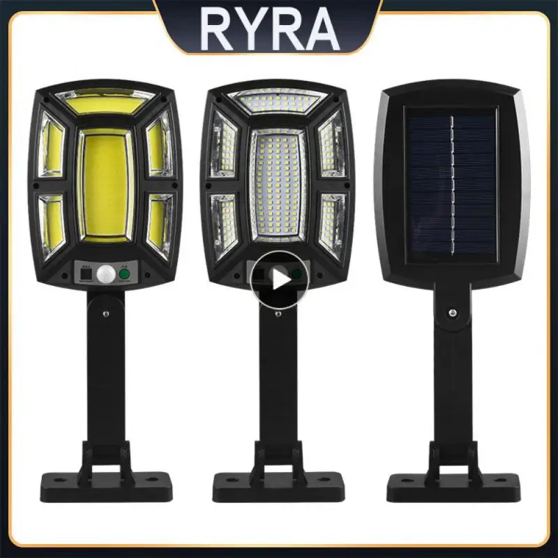 

Solar Street Lights With 3 Lighting Mode For Garden Patio Courtyard Induction Street Light Safety Lighting Solar Powered Lights
