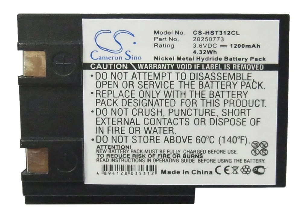 

Cameron Sino 1200mA Battery for Hagenuk ST9000PX,T312 20250773
