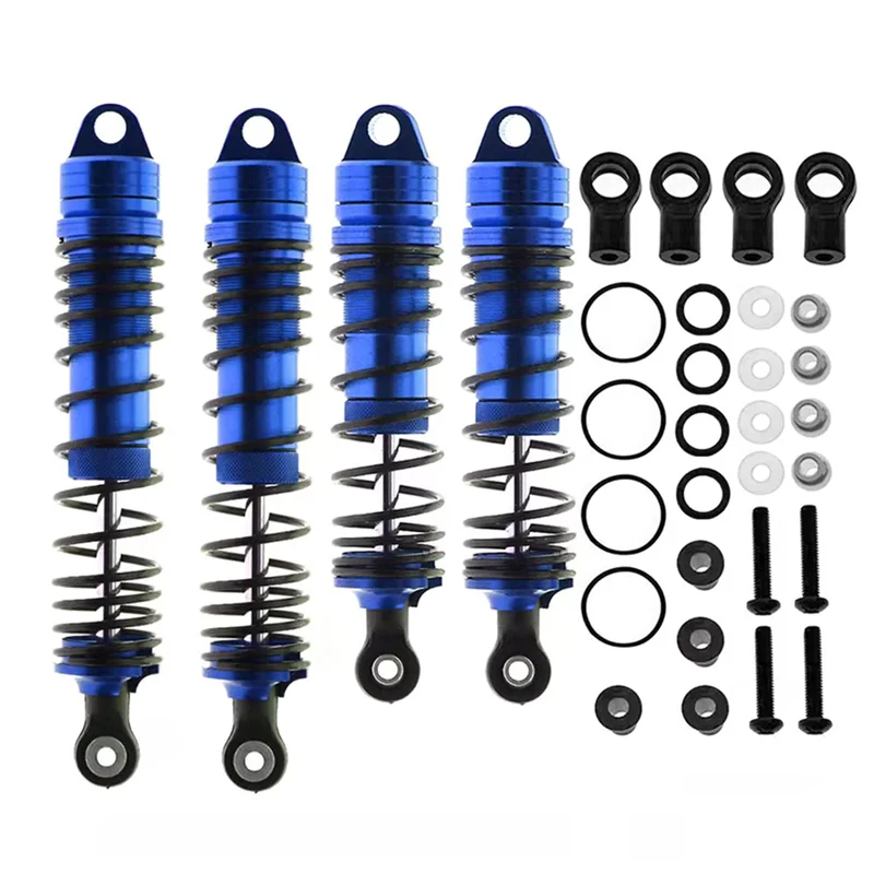 

4Pcs Metal Front and Rear Shock Absorber for Traxxas Slash 4X4 VXL 2WD Rustler Hoss Stampede 1/10 RC Car Upgrade