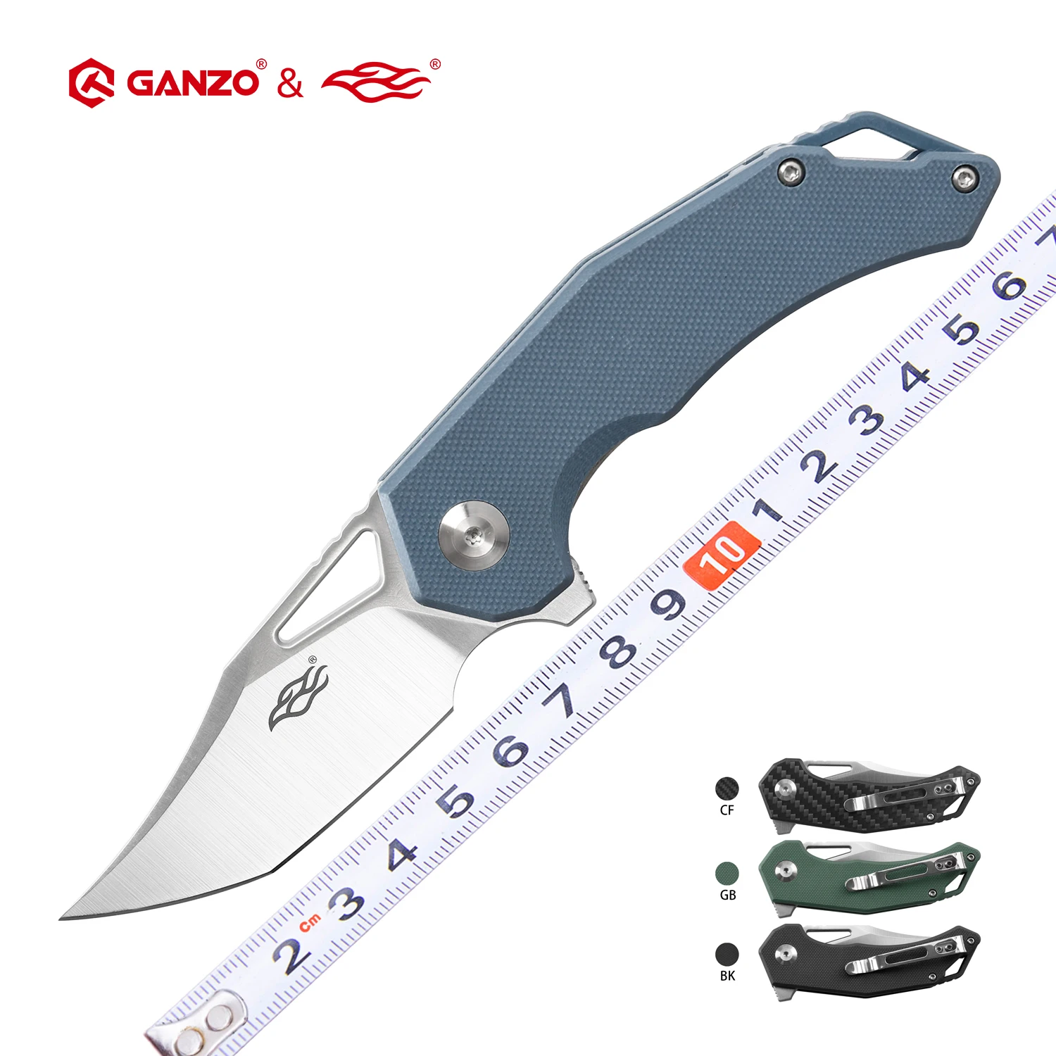 

New Ganzo FH61 Firebird FBKNIFE D2 blade G10 / CF Handle Folding knife Outddoor camping Survival Pocket Knife tactical tool