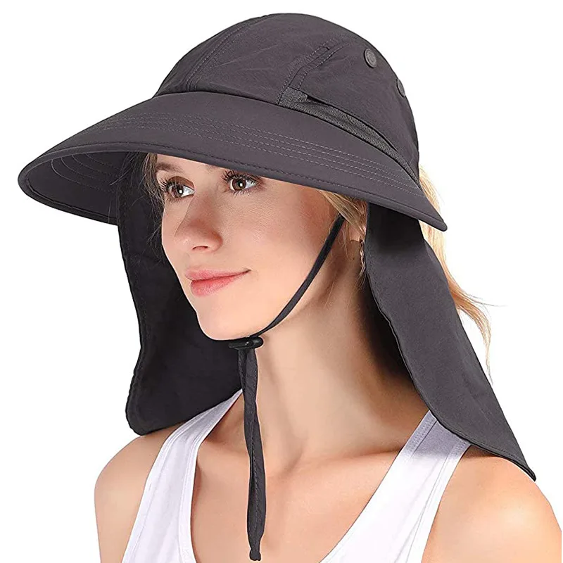 

Summer Ponytail Sun Hats for Women Outdoor Sun Protection Beach Hat Quick Drying Waterproof Chapeau Femme