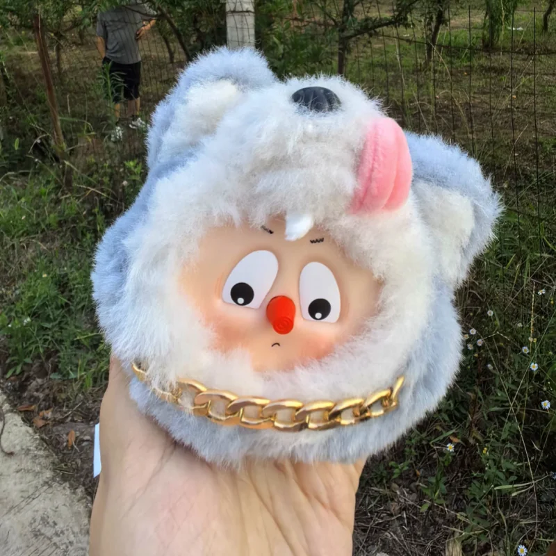 Фото Kawaii Heyone Emodo Fuzzy Zootopia Series слепая коробка милое виниловое лицо плюшевая подвеска кукла коллекция загадочная коробка модные игрушки подарок №3