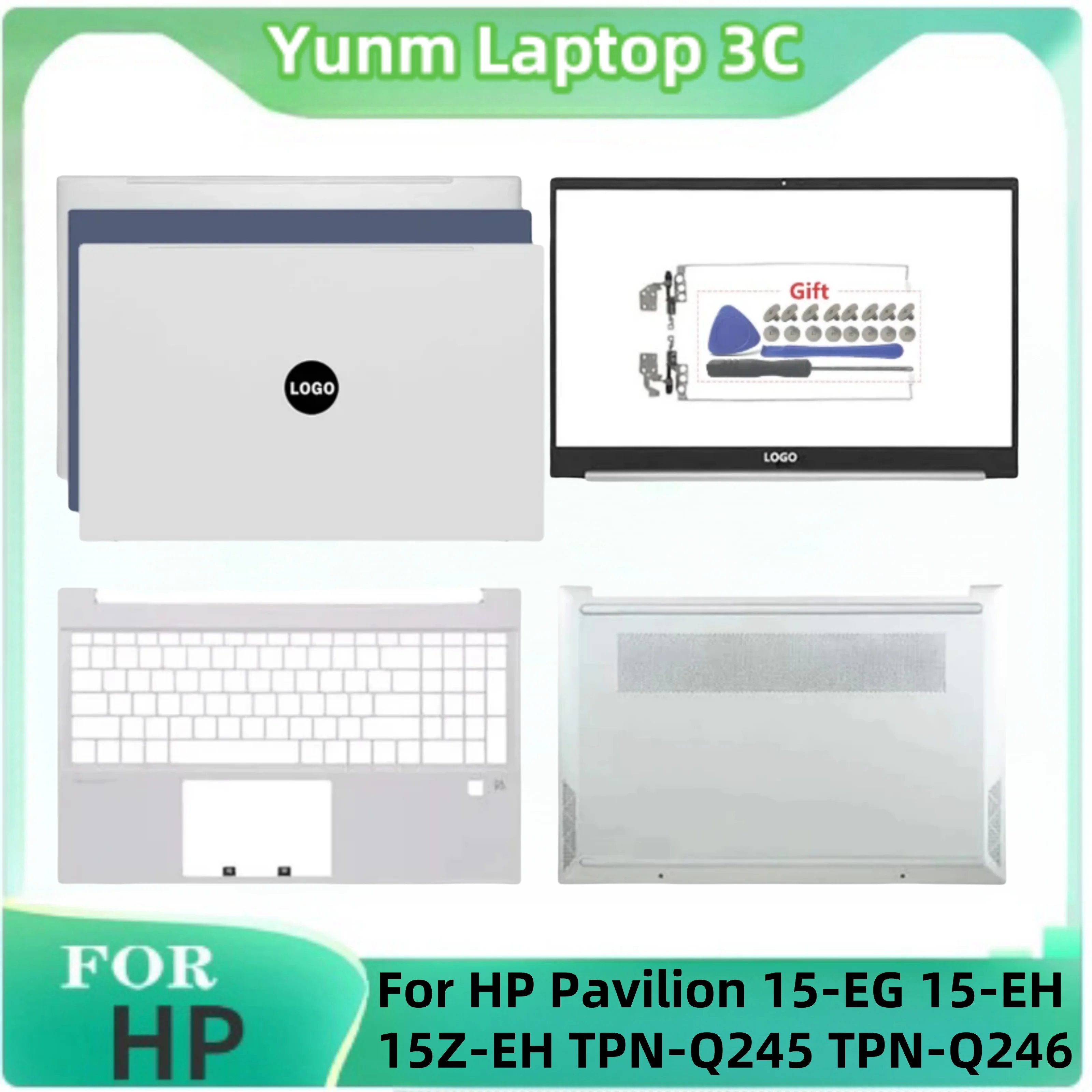 Для HP Pavilion 15-EG 15-EH 15Z-EH TPN-Q245 Q246 Новая задняя крышка для ноутбука передняя рамка