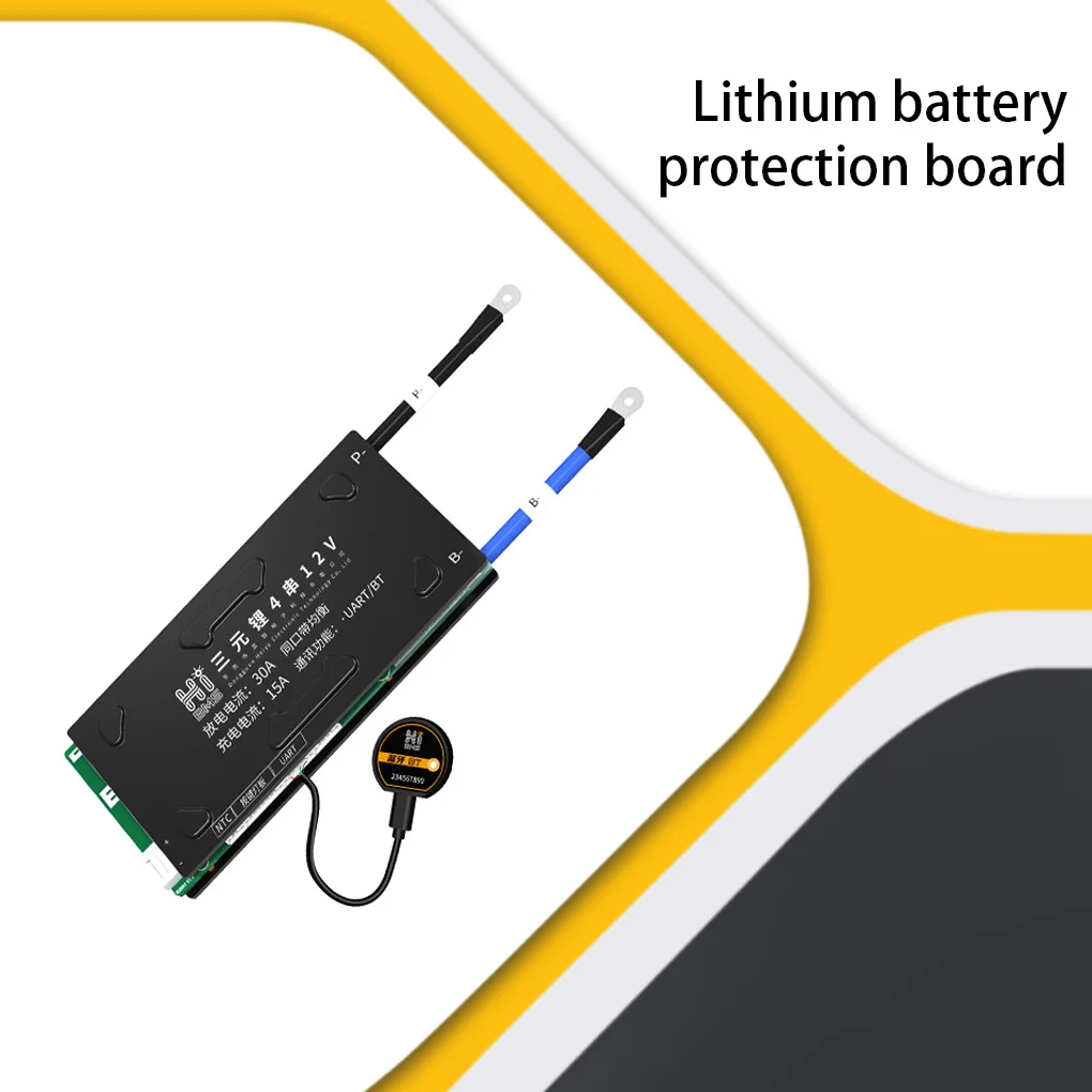 

Плата защиты аккумулятора, совместимая с Bluetooth, защита баланса, запасные части, защитный аксессуар для обслуживания, 30 А