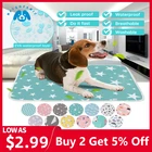 Горячая собака подгузник абсорбент Защита окружающей среды защиты для переодеваний, пеленальная подстилка Водонепроницаемый Моющиеся Многоразовые тренировочная Подушка Чехол для на автомобильное сиденье для перевозки собак