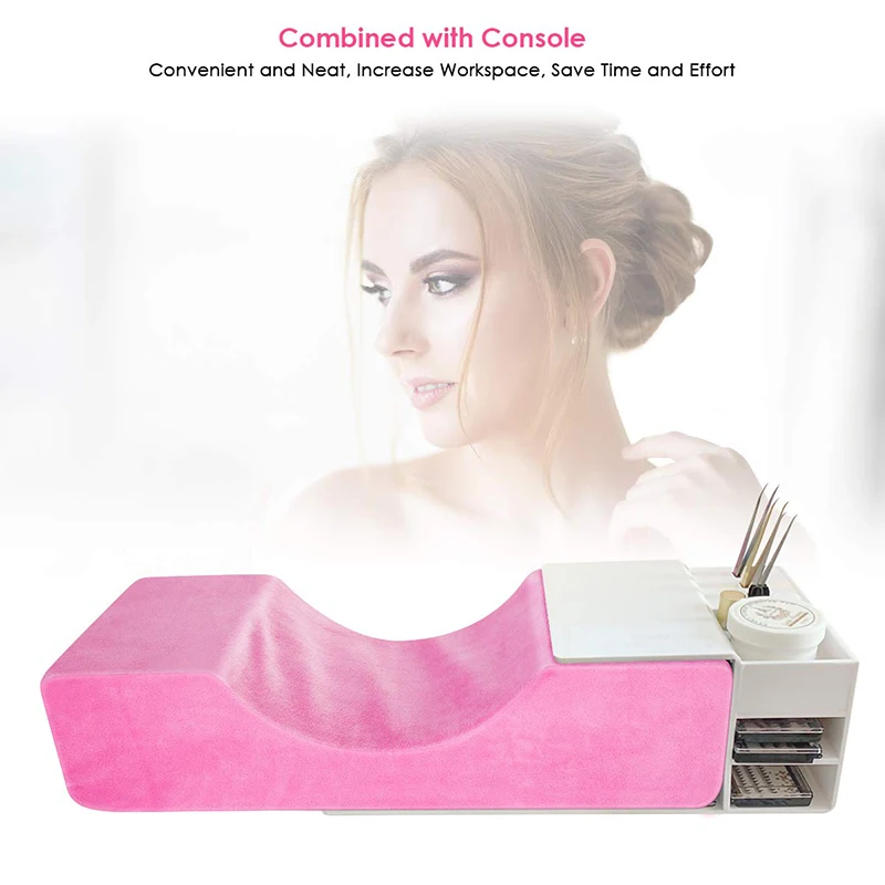 U-shaped pillow for grafting eyelashes, acrylic eyelash pillow, eyelash extension pillow , beauty salon eyelash massage pillow