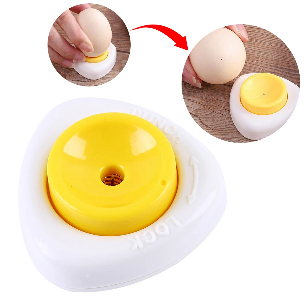 

1pc Boiled Egg Piercer Hole Seperater Tool Egg Piercer for Hard Boiled Eggs Egg Prickers Egg Separator Tool Hot Egg Shape Gadget
