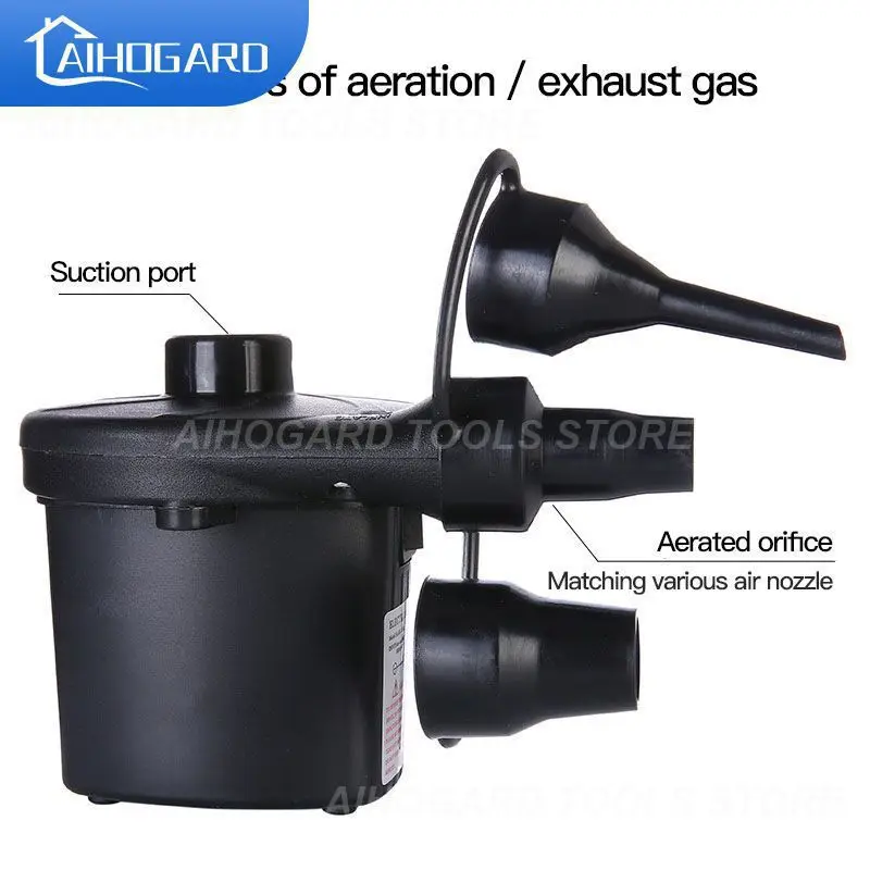 

Portable Rechargeable Electric Air Pump Mute Energy Saving Supplies Outdoor Camping Air Pump Picnic Blower Tool UK/EU/US Plug