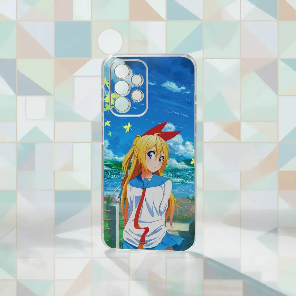 Фото Чехол для телефона Nisekoi Chitoge Kirisaki для Samsung S25, S24, S21, S22, S23, S30, Ultra, S20, Plus, Fe, прозрачный чехол №2