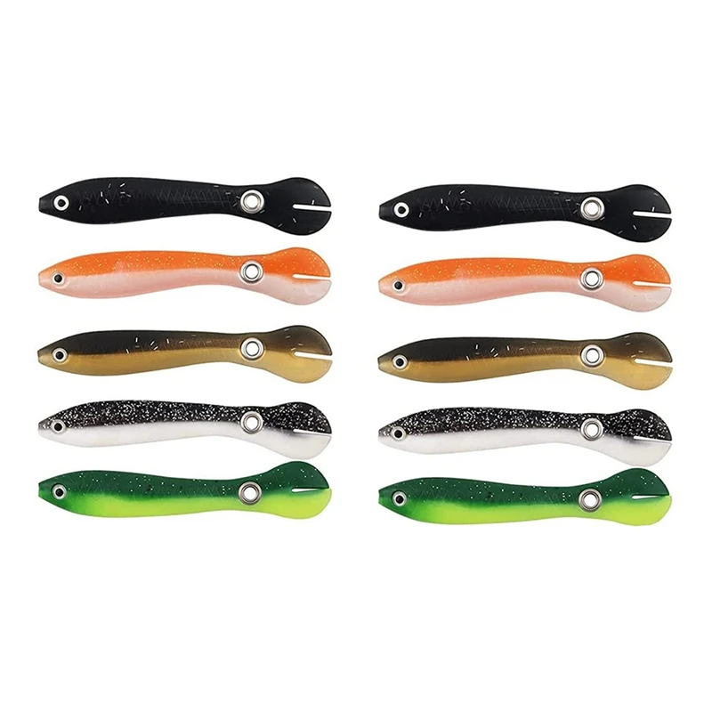 10 мягких бионических приманок морские и пресноводные бионические рыболовные