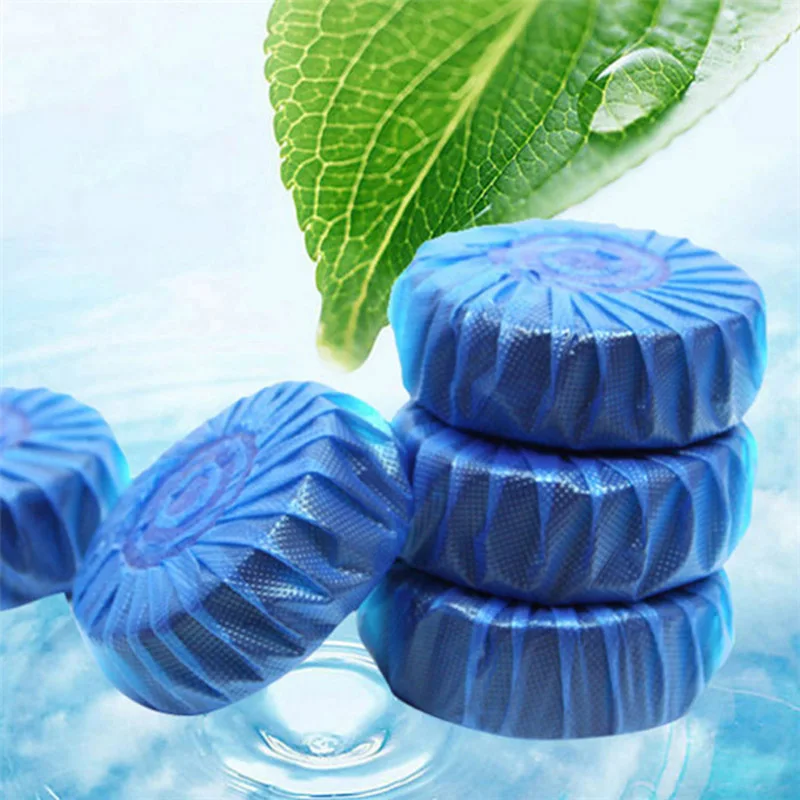 

1Pcs Automatic Flushing Blue Bubble Toilet Bowl Cleaner Bathroom Freshener Toilet Restroom WC Tablets Cleanning Flush Tool