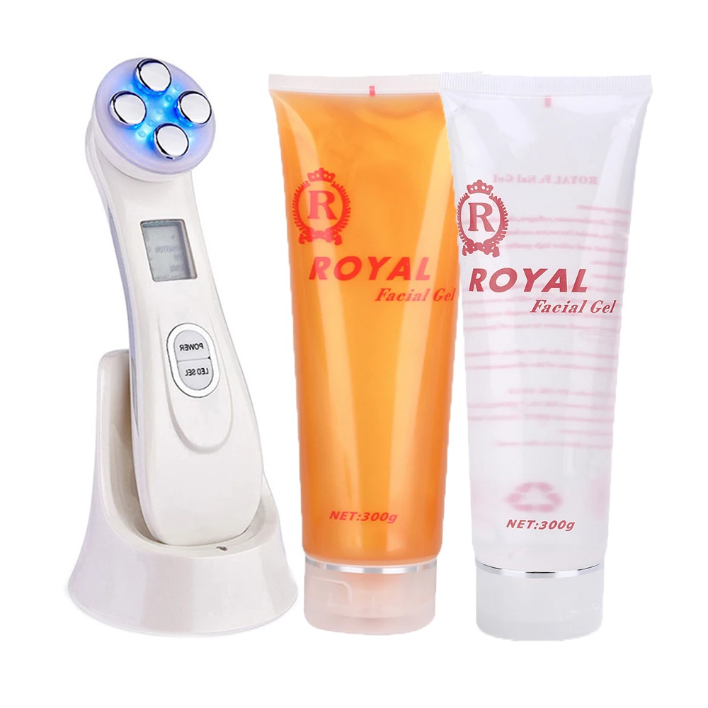 

Radio Frequency EMS Mesotherapy Electroporation Facial Led Photon Skin Tightening Beauty Device Microcurrents Face Massager SPA