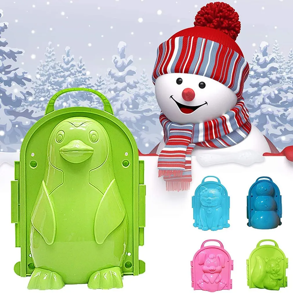 

Snowball Mold Cartoon Shape Snowball Mold Snow Toy Clip Snow Modeling Tool Snowman Clamp Children's Toy