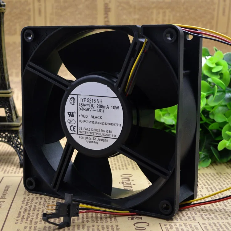 

The new original 5218NH 48V 10W 208MA 3 wire heat dissipation fan