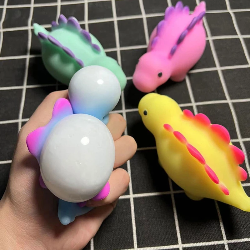 

3.35in Kids Puzzle Toy Pinch Realistic Soft Dinosaur Rebound Toys Relieve Stress Anti-Stress Portable Soft Party Toys