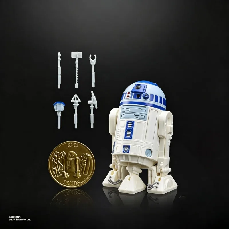 Фото В наличии: Коллекционная фигурка Hasbro Star Wars, 6 дюймов, подвижная, с памятной монетой, R2D2, C3PO, Белый солдат, Боба Фетт. №2