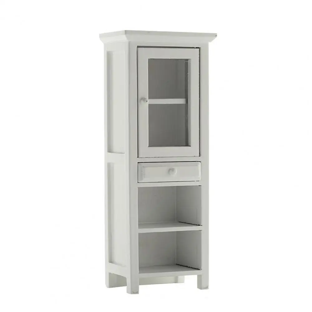 

Durable Dollhouse Mini Storage Cabinet Accessory Scene Cabinet Model Toy Attractive