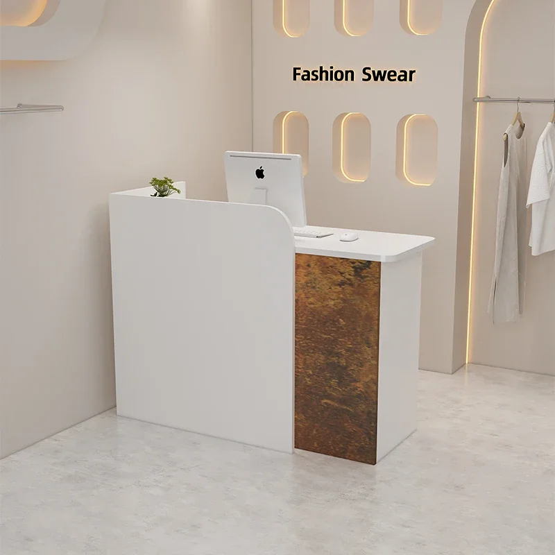 Черные маленькие стойки регистрации скандинавский дисплей барный кассир стойка