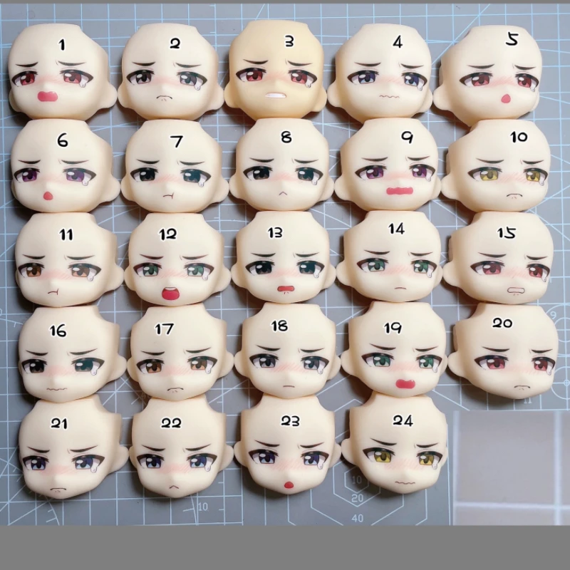 

Kawaii Crying Face Ob11 GSC Clay Man YMY Anime Game Water Sticker Faceplate Toys Accessories Free Shipping Items