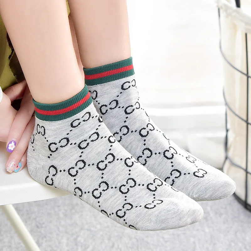 

Американские и европейские модные женские короткие носки из хлопка