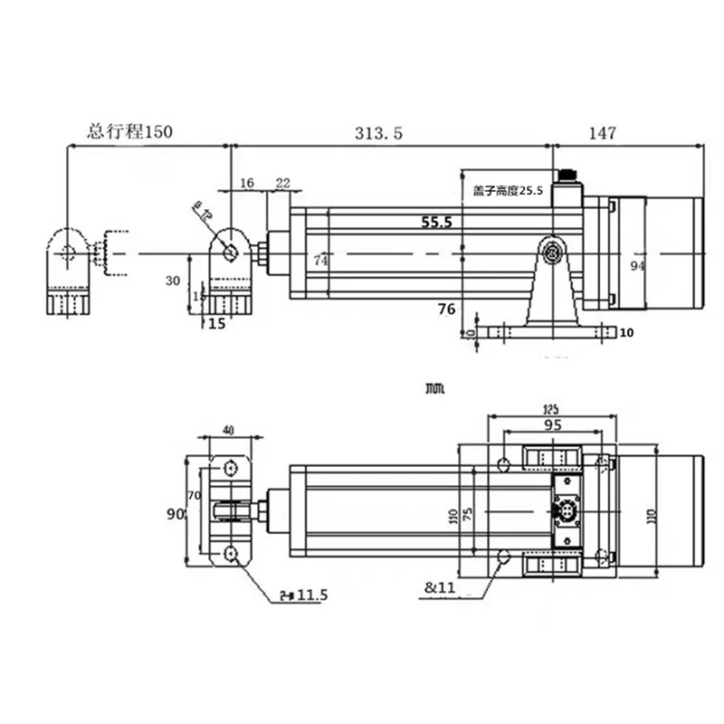 Цена-сюрприз 1 90-110 двигатель магнитный порошок тормозная муфта автоматическая