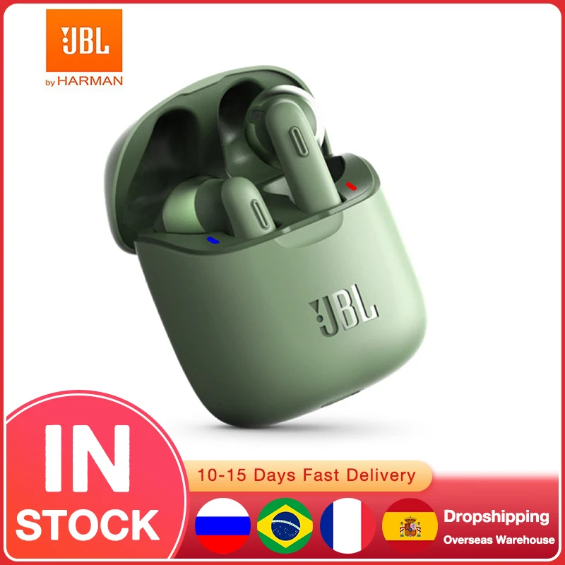 

JBL In-Ear Headphones JBL T220 TWS Wireless Headphones Stereo Subwoofer Sports Headphones Active Noise Cancelling Earphones