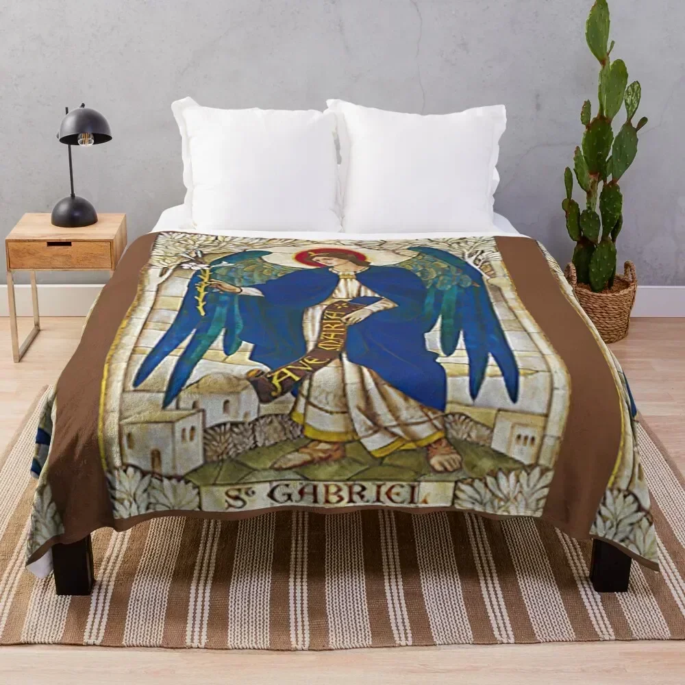 Одеяло St Gabriel Angel Catholic Saint Archangel Утяжеленные теплые зимние одеяла