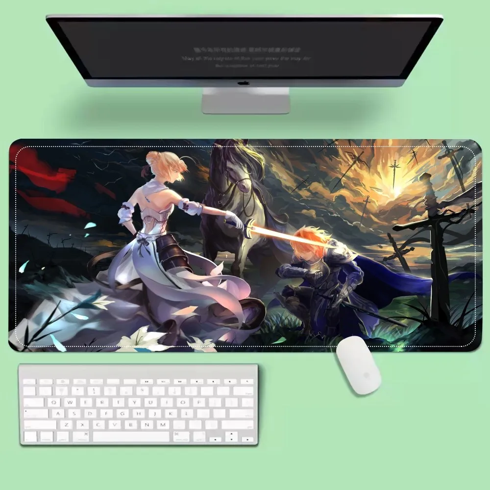 Fate Night Archer Emiya Cell Mousepad Mouse Pad Laptop Gaming Accessories Large Desk Mat Computer Gamer Keyboard Rug Ca