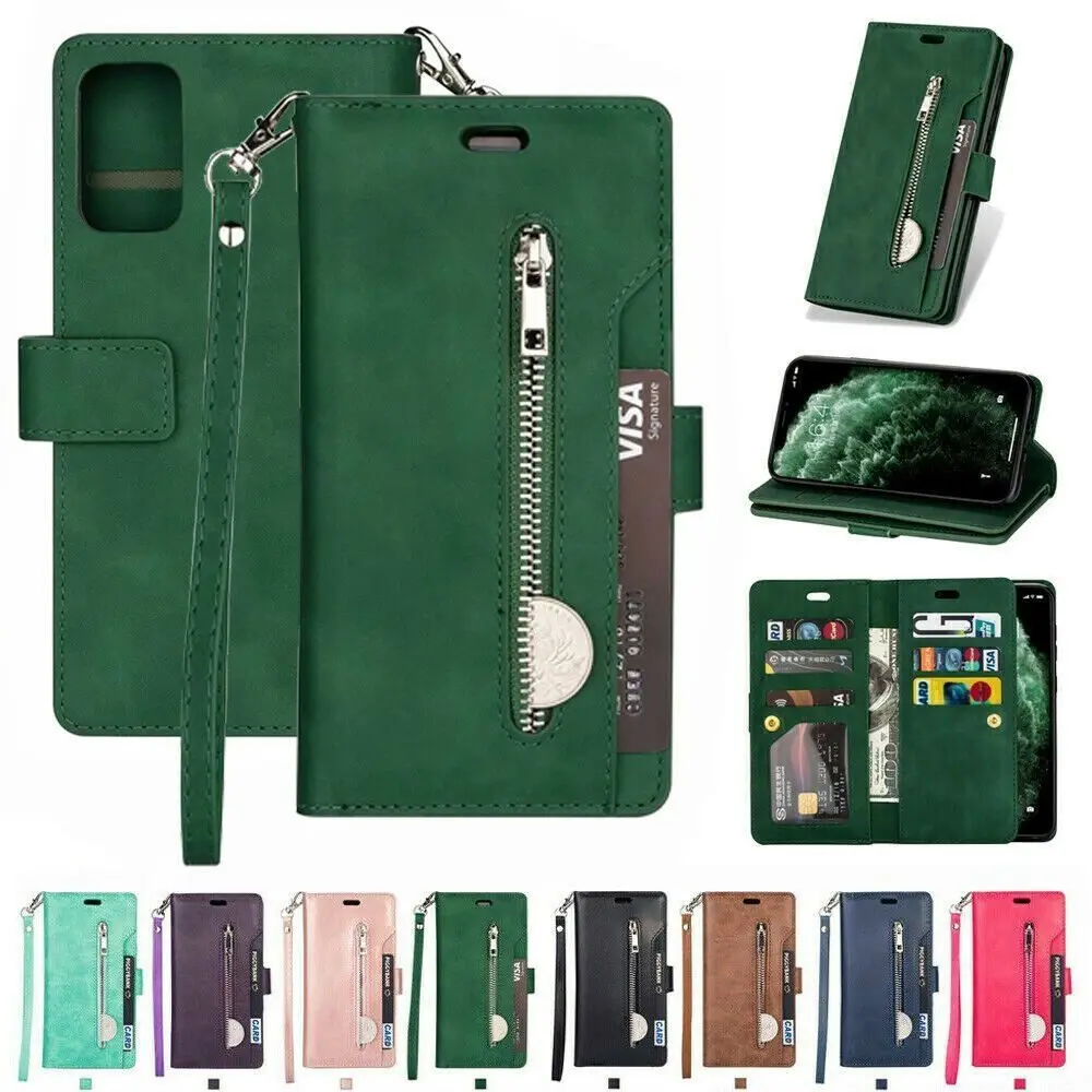 

feel Wallet Leather Phone Case For Iphone 13 Pro MAX 12 Pro 13 Mini 11 Pro MAX XS XR X 7 8 6 Plus SE 2022 Flip Cover