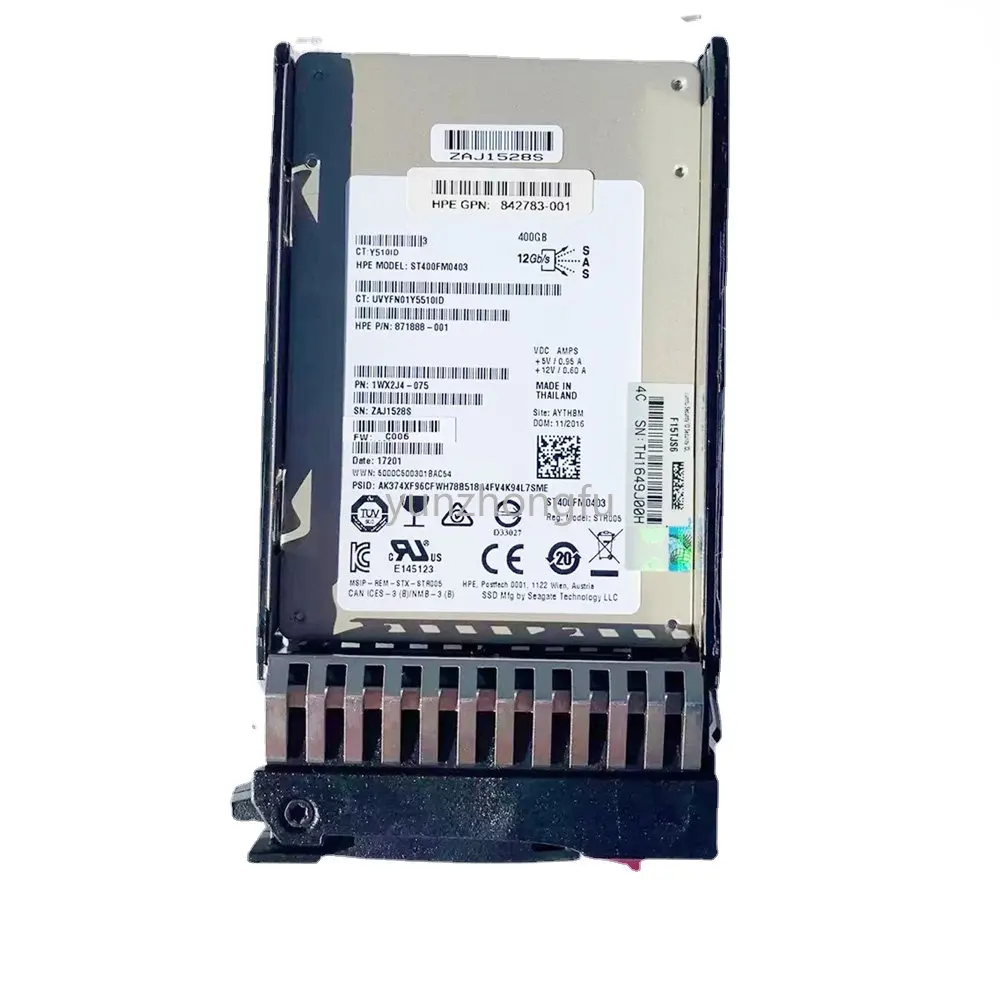 

400GB For HPE N9X95A 841504-001 MSA 400G 12G SAS Mixed Use 2.5 SSD