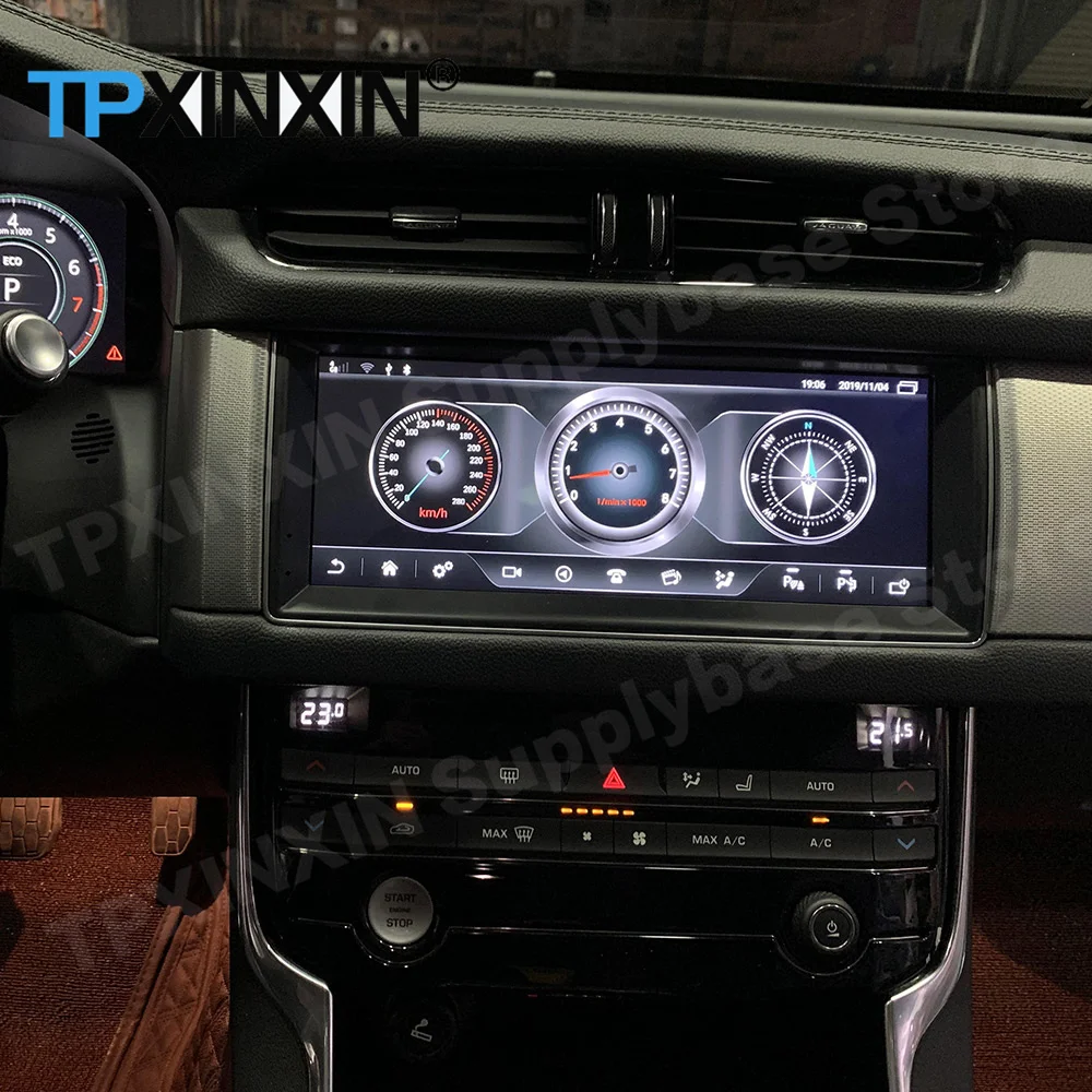 Автомобильный радиоприемник 128G Carplay 2-диновый стереоприемник Android 12 для Jaguar XF XFL 2016