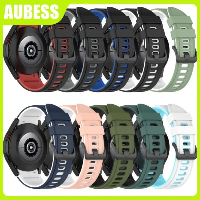 

Smartwatch Strap Simple Atmosphere Width 20mm Classic Silicone Strap Put People At Ease High Quality Materials 40/44mm Strap