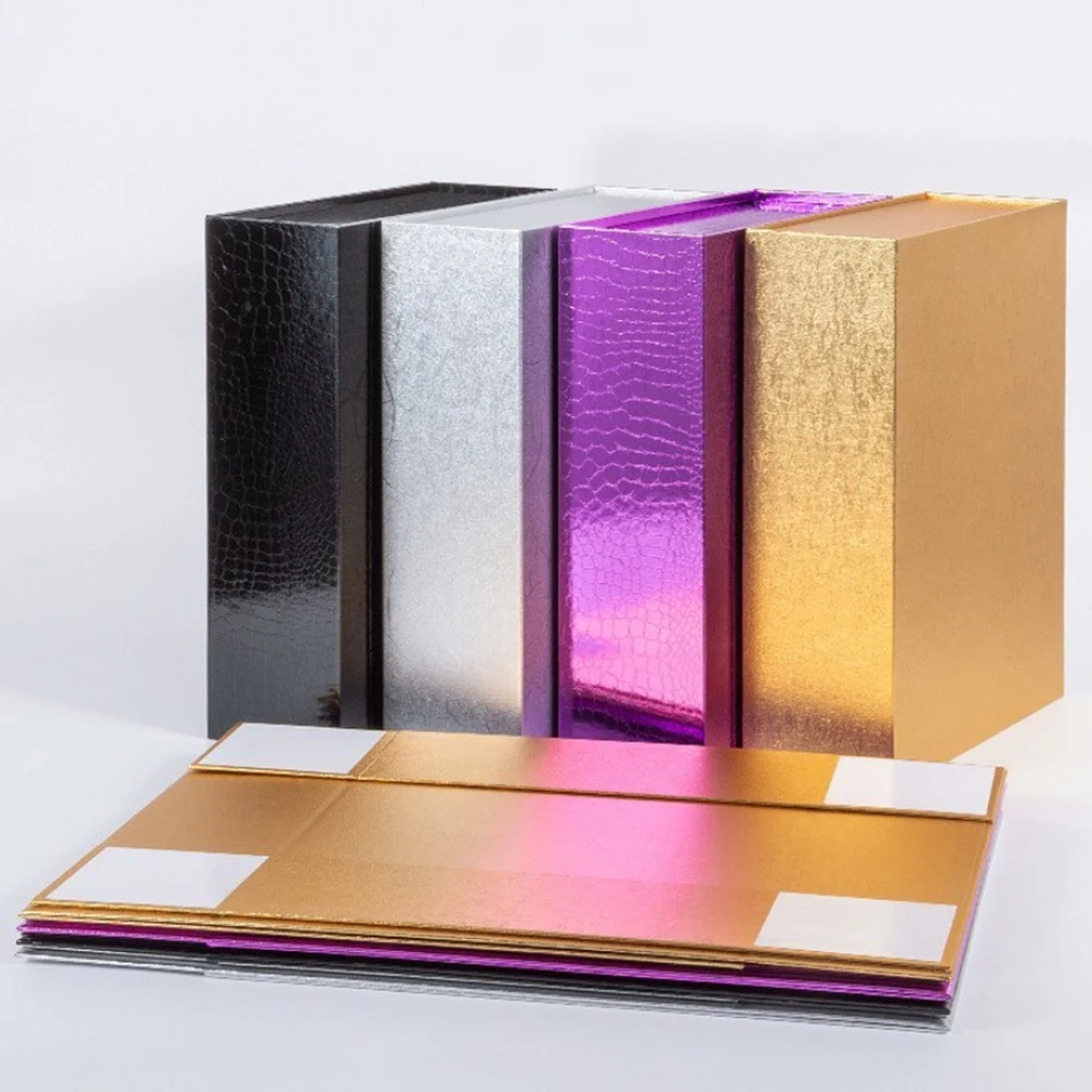 

Foldable Gift Box Apparel Hair Packaging Paper Box Blank Rectangle Magnetic Wig Box