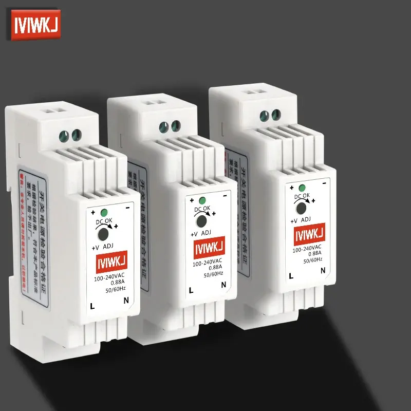 Импульсный источник питания DR-15 15 Вт на DIN-рейку вход 100-240 В переменного тока в