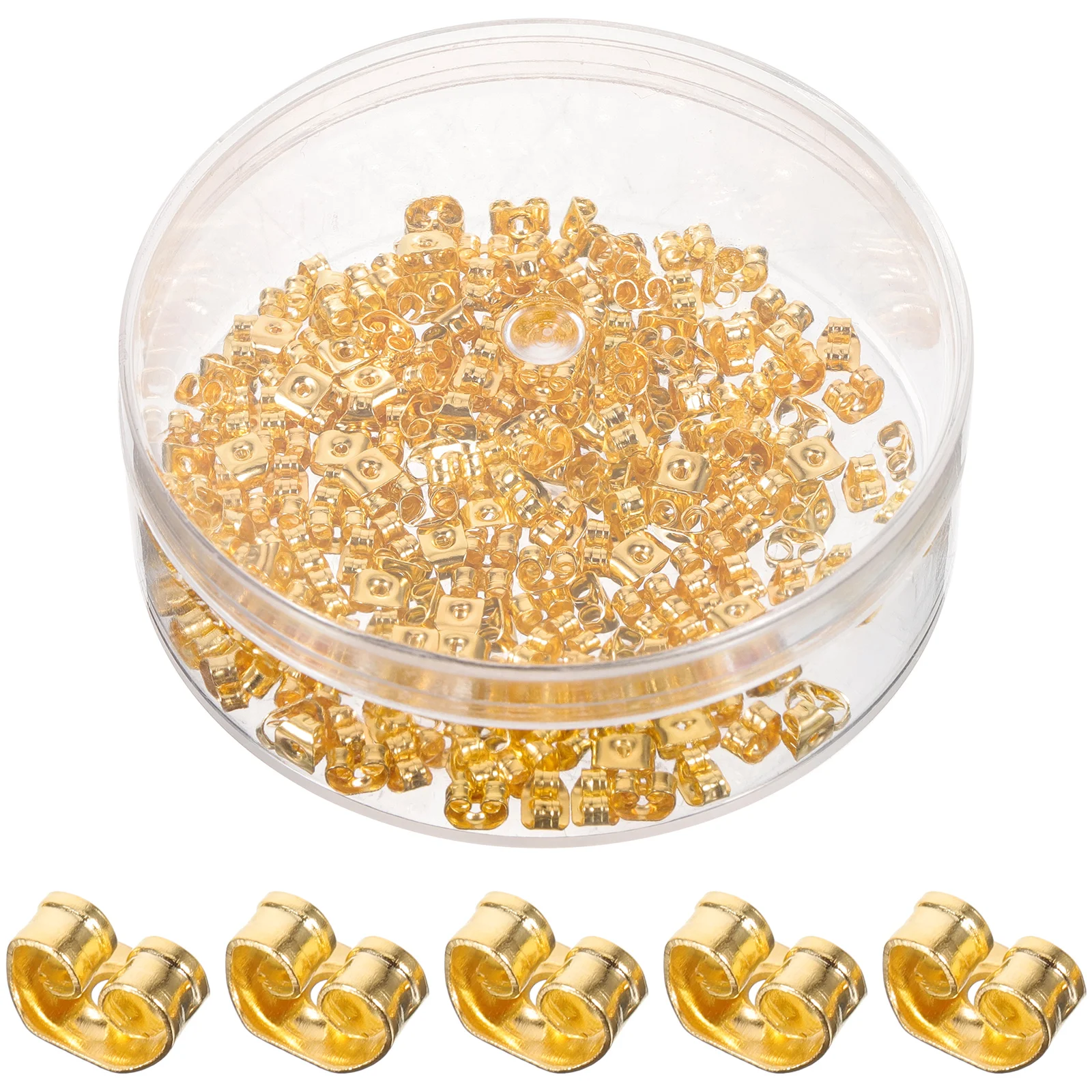 

400pcs Earring Backs Metal Earring Backings Pierced Earring Backs Replacement for Women