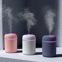 portable 300ml electric air humidifier aroma oil diffuser usb cool mist sprayer with colorful night light for home car