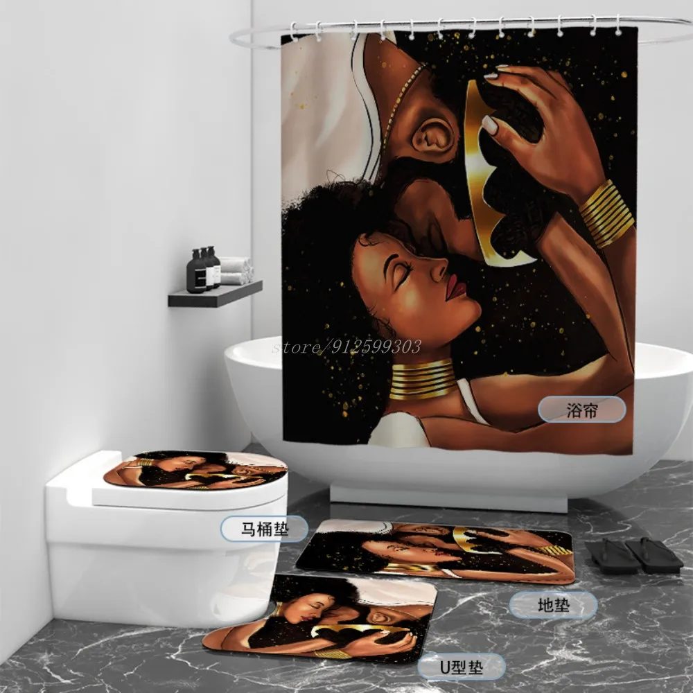 Африканский сильный человек сексуальная девушка душ раньше влюбленный